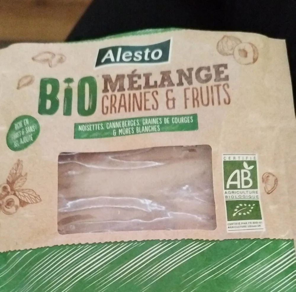 Mélange graines et fruits