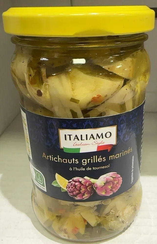 Artichauts grillés marinés