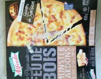 La pizza cuite au feu de bois munster lardon
