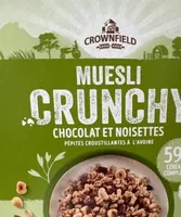 Muesli Crunchy Chocolat et Noisettes