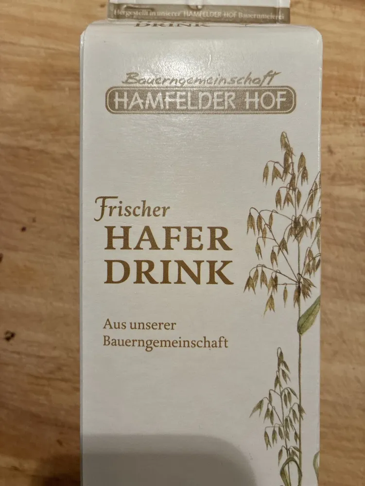 Frischer Hafer Drink aus unserer Bauerngemeinschaft