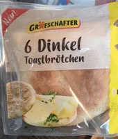 Dinkel Toastbrötchen