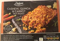 Cashew, quinoa and carrot nut roast