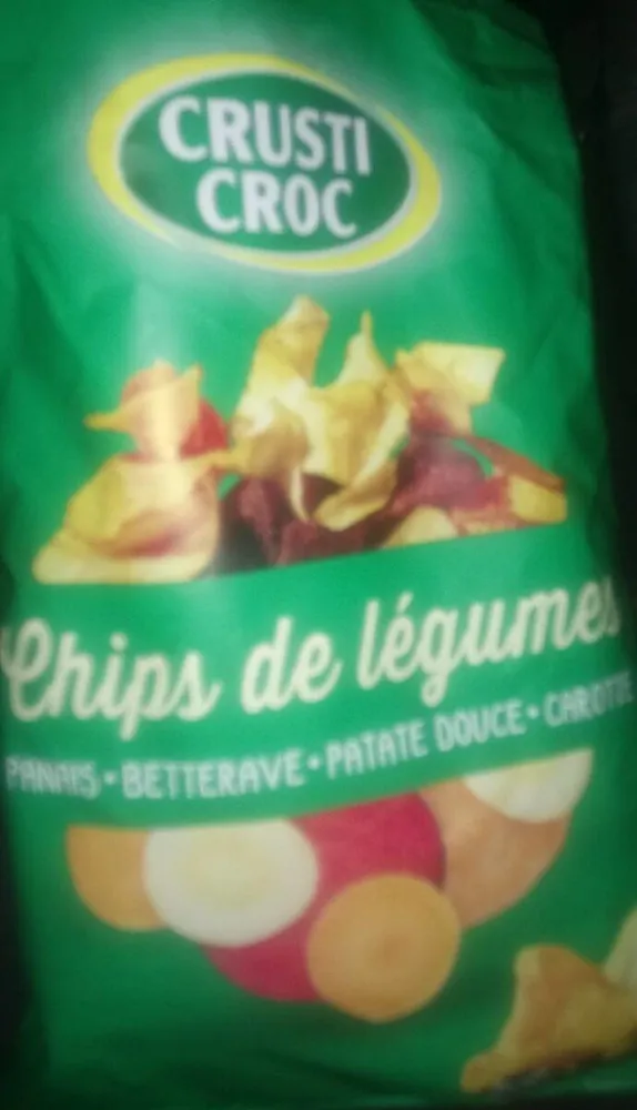 Chips de panais, patates douces, betteraves rouges et carottes au sel de mer