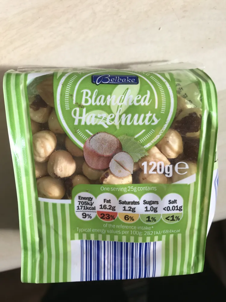 Blanched Hazelnuts