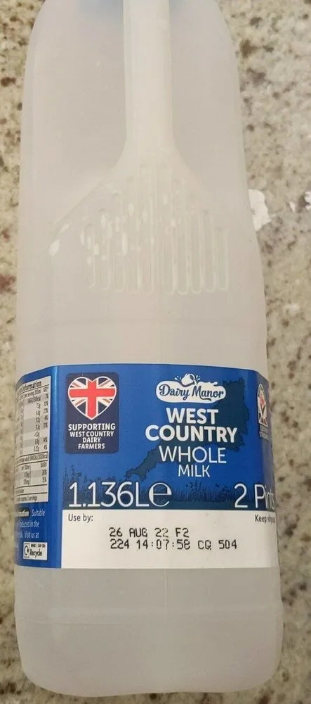 West country whole milk