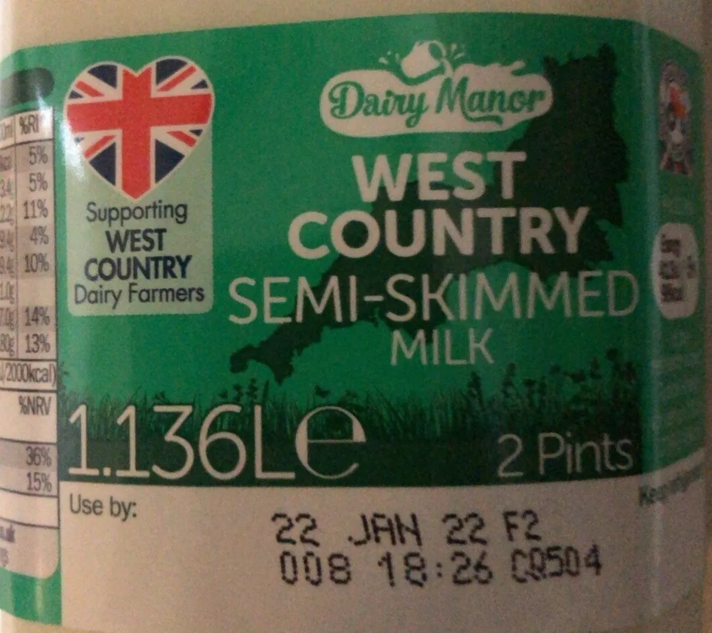 Semi-skimmed milk