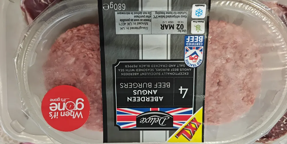 Aberdeen Angus Beef Burgers (XXL)