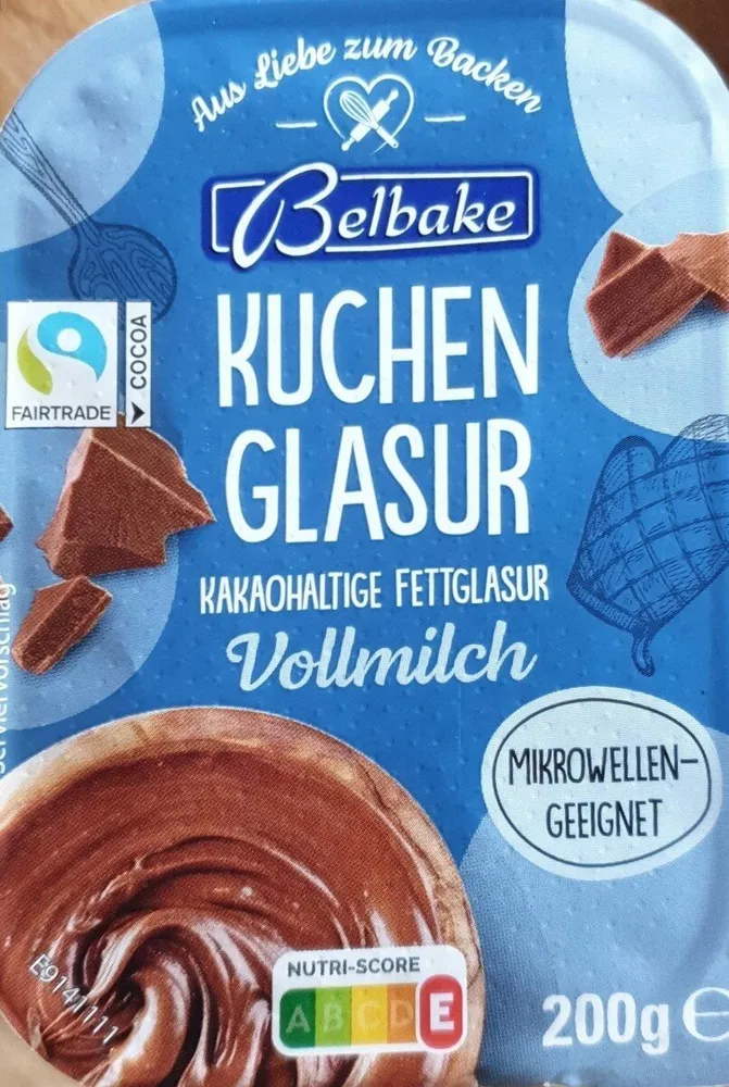 Kuchen glasur Vollmilch