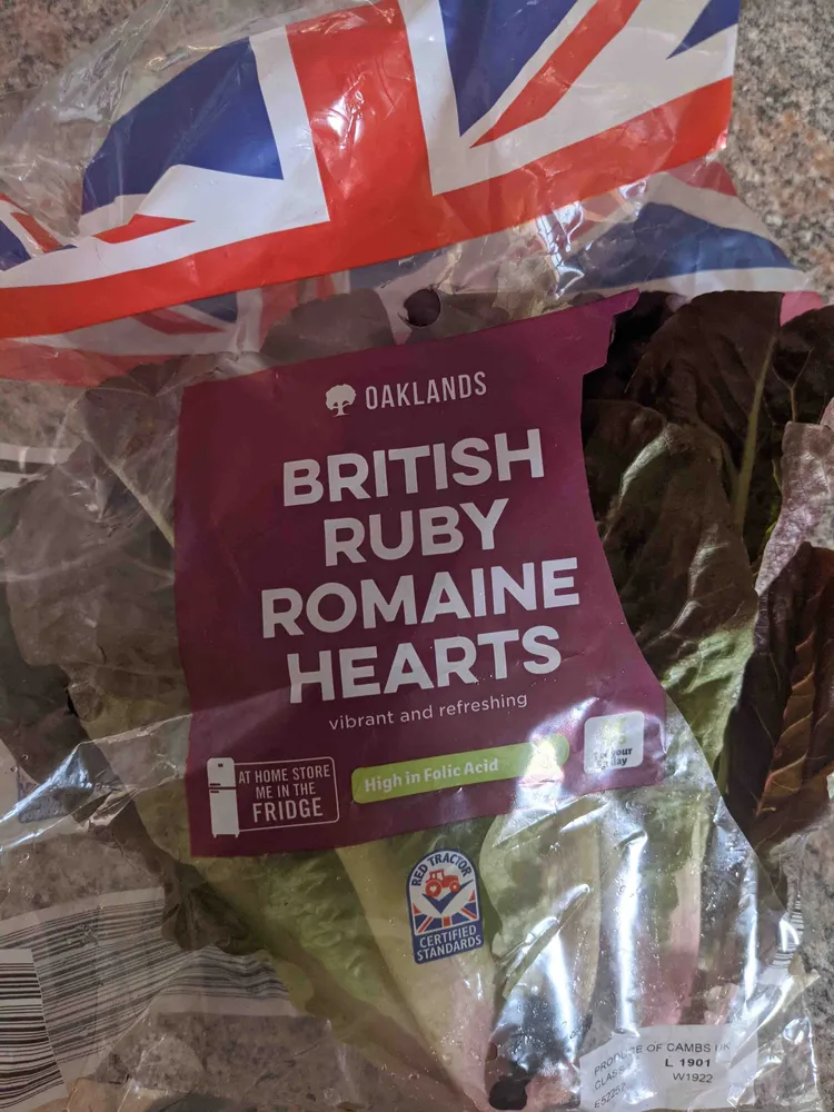 British Ruby Romaine Hearts