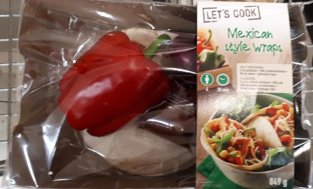 Mexicain style wrap
