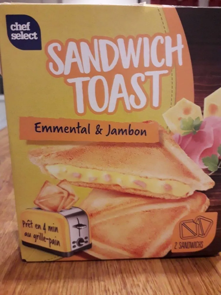 Sandwich Toast Emmental & Jambon