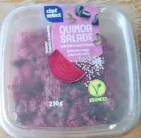 Salade Quinoa, betteraves rouges et haricots noirs