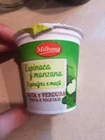 Espinaca y manzana