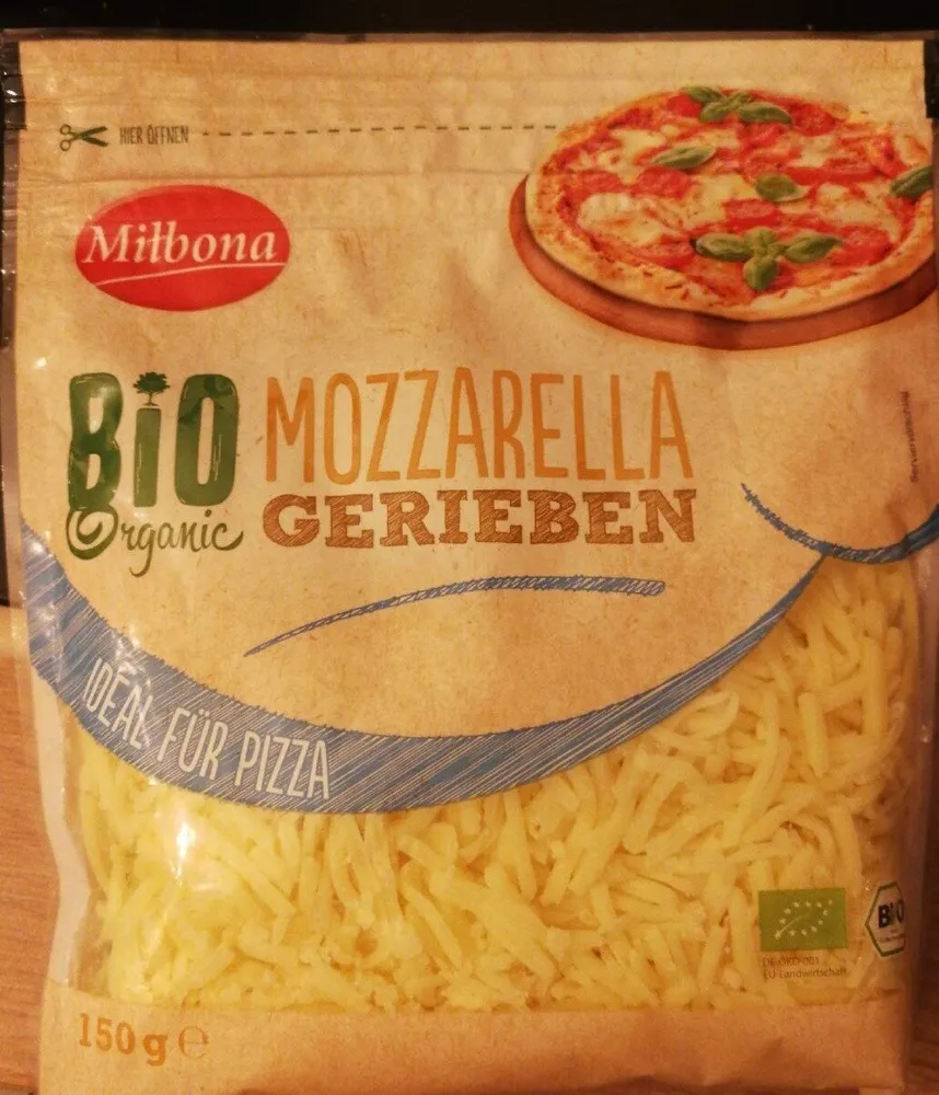 Mozzarella gerieben Bio