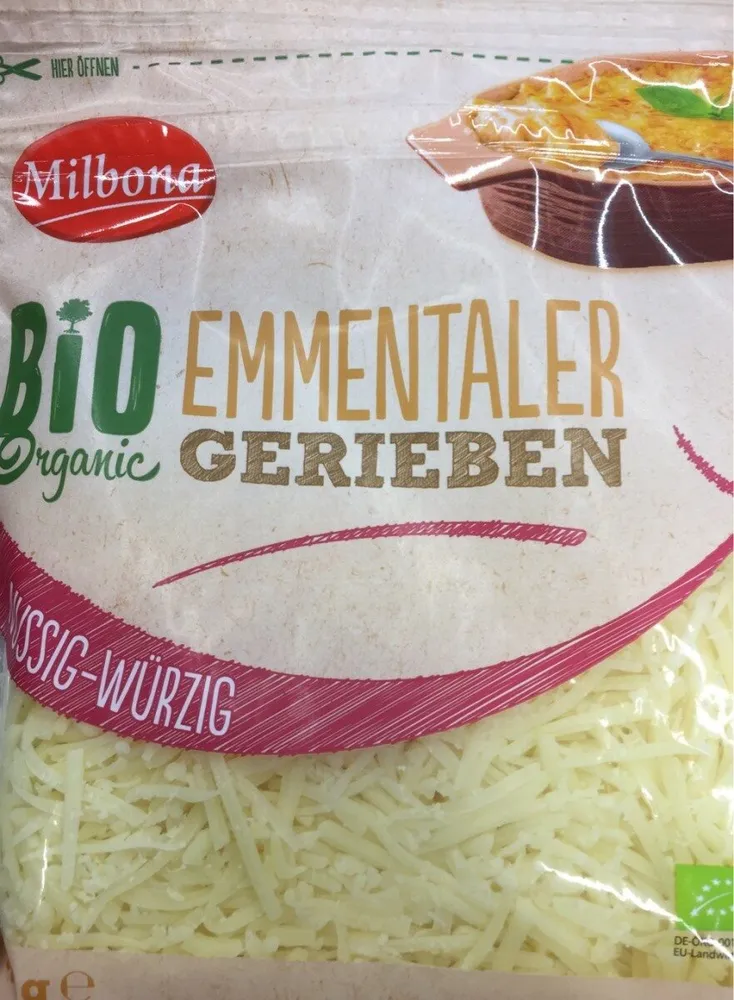 Emmentaler gerieben