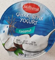 Greek style yogurt coconut