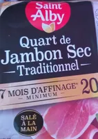 Quart de jambon sec traditionnel