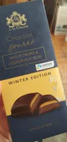 Chocolat fourré saveur truffe et liqueur aux oeufs