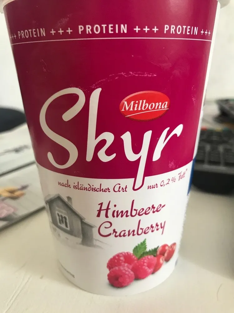 Skyr framboises cranberry