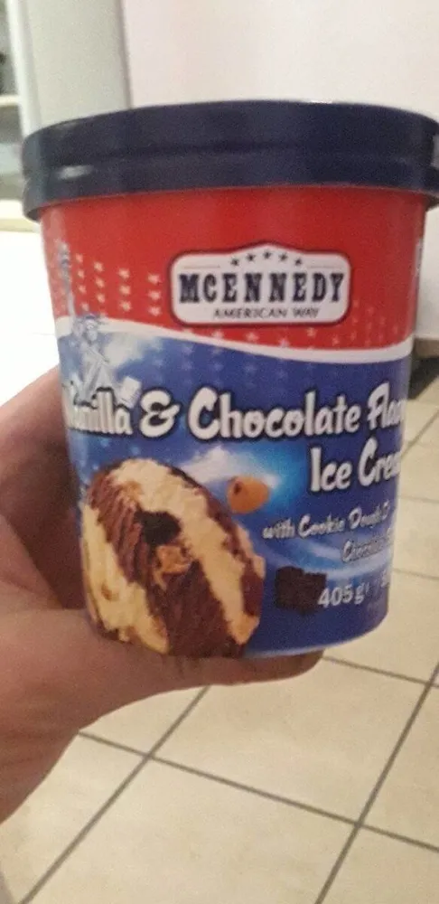 Vanille chocolaté glamour ice cream