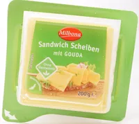 Käse - Sandwich Scheiben mit Gouda