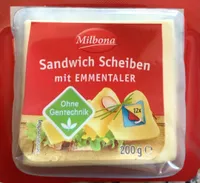Käse - Sandwich-Scheiben mit Emmentaler