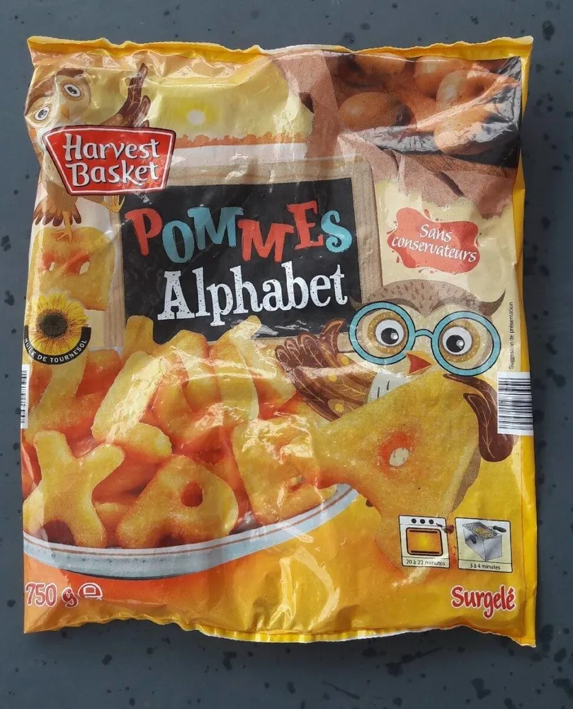 Pommes Alphabet