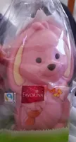 Oso de chocolate rosa