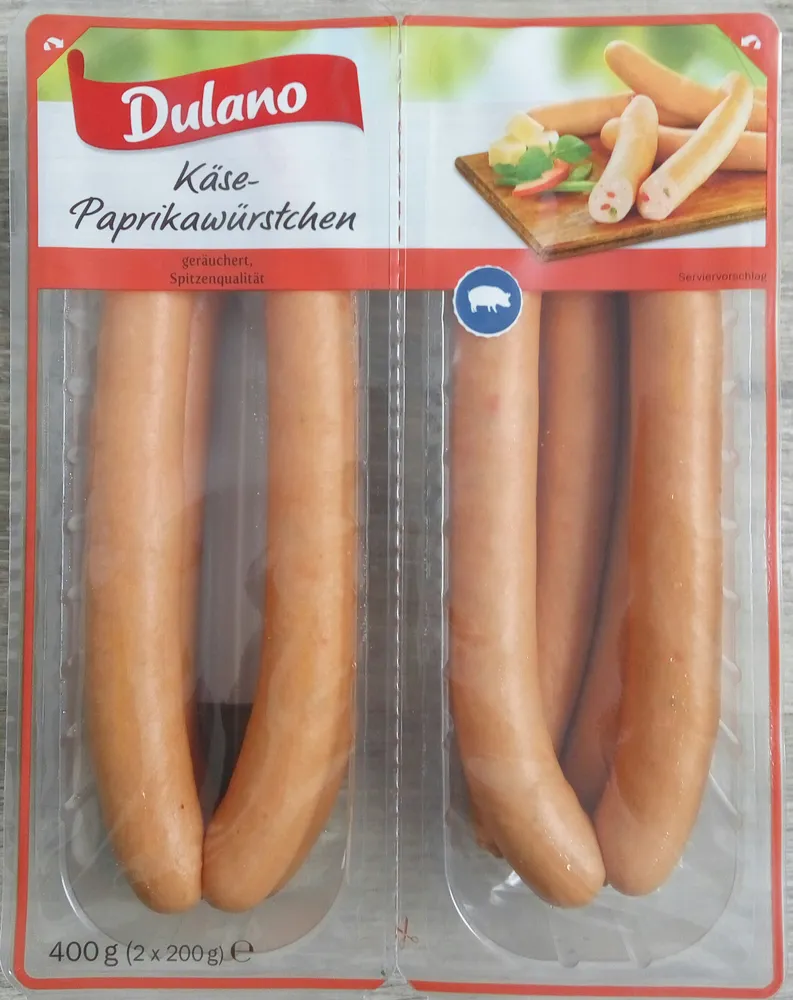 Käse Paprikawürstchen