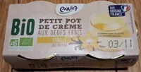 Petit pot de crème aux oeufs frais Vanille