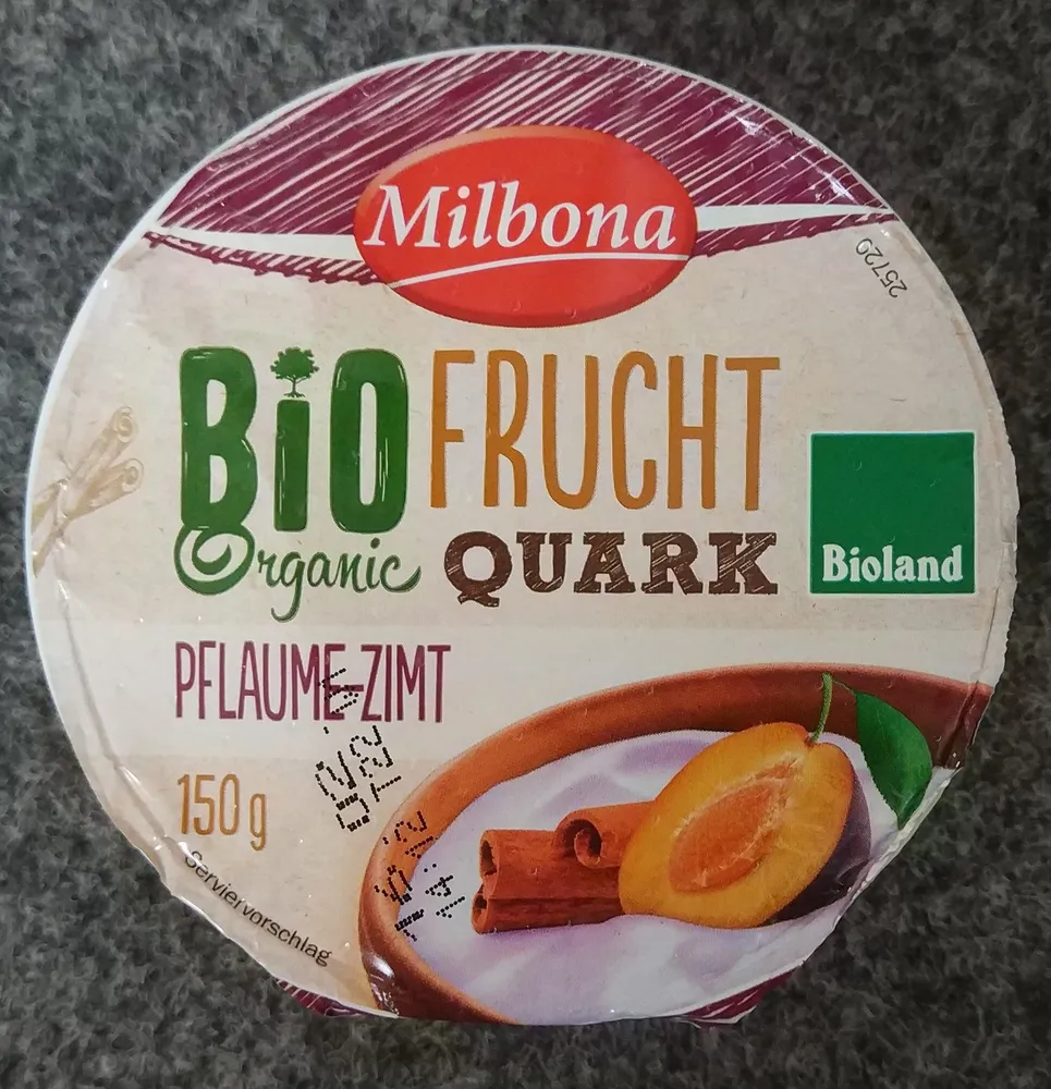 Bio-Fruchtquark - Pflaume-Zimt