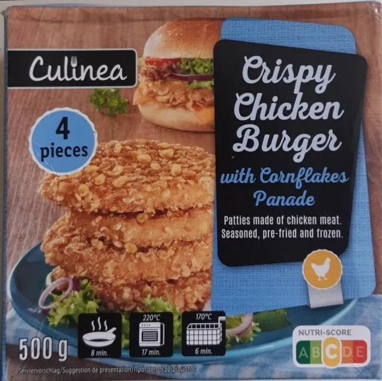Crispy chicken burger