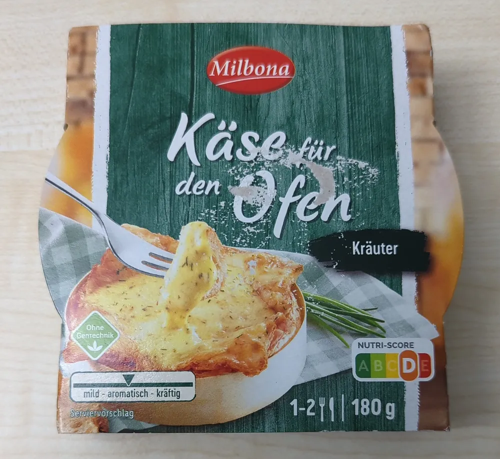 Käse für den Ofen Kräuter