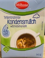 Teilentrahmte Kondensmilch 4% Fett