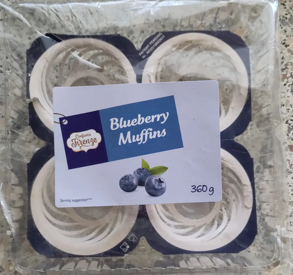 Mustikka muffinsit