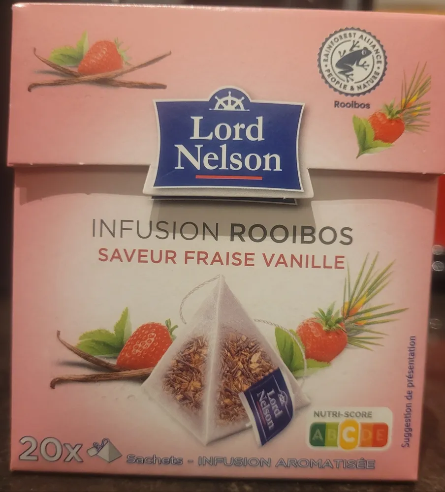 Infusion ROOIBOS saveur fraise vanille