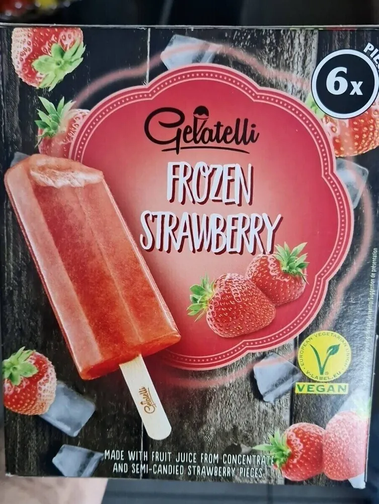 Bâtonnet sorbet fraise lidl