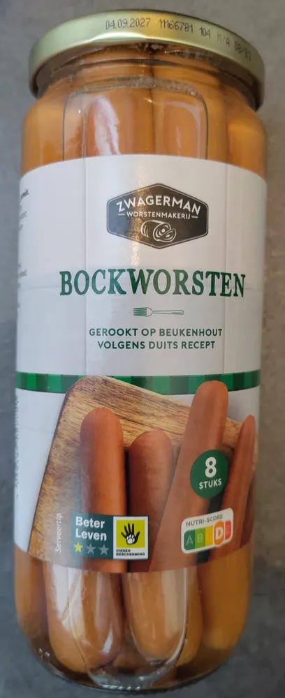 Bockworst gerookt