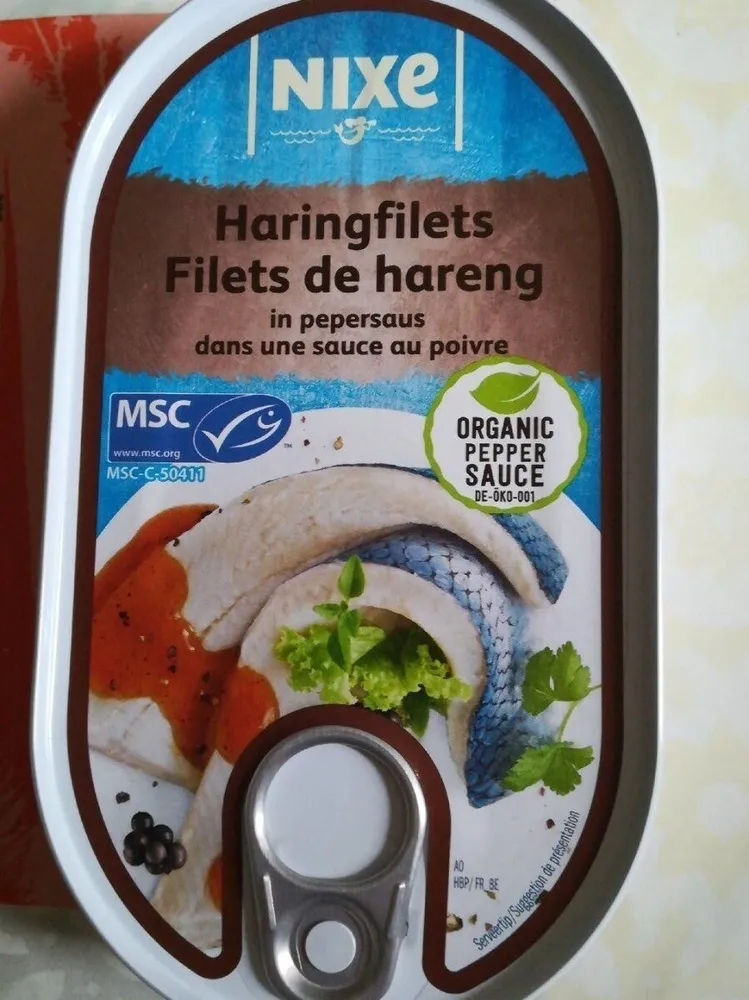 Heringsfilet in Pfeffer Creme