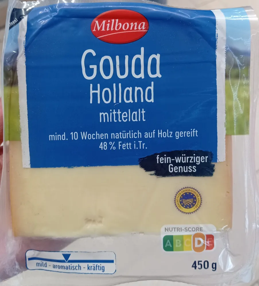 Gouda Holland mittelalt Käse