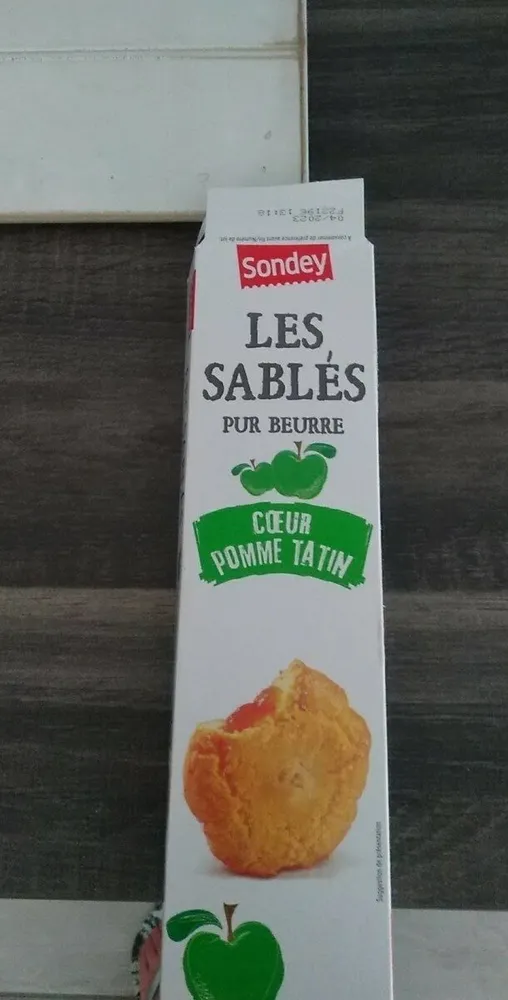 Les sablés pur beurre cœur pomme tatin