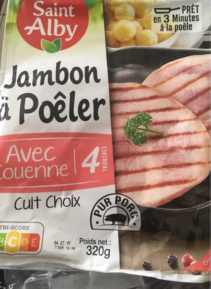 Jambon a poeler