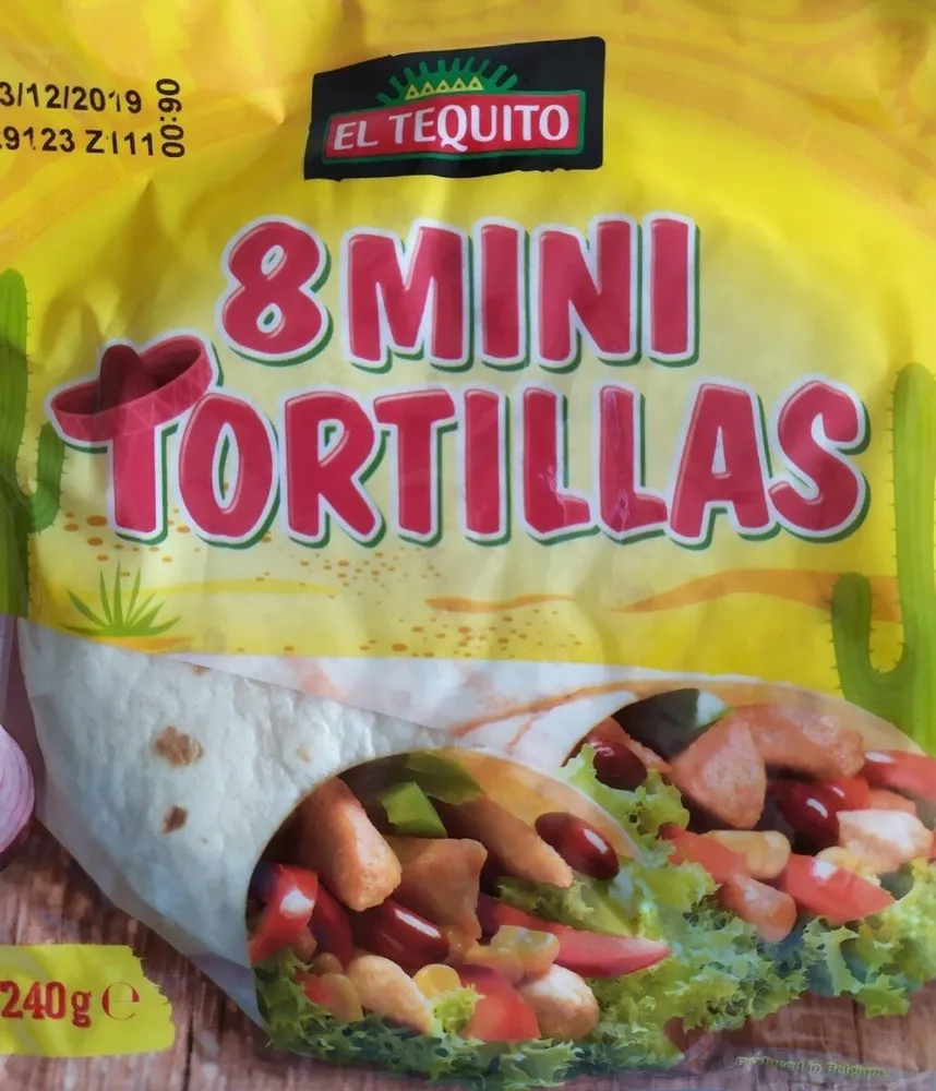 8 mini tortillas