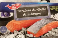 Porzioni di filetti di salmone