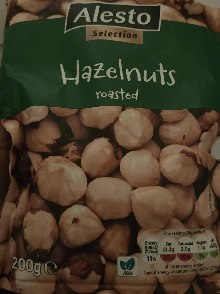 Noisettes grillées