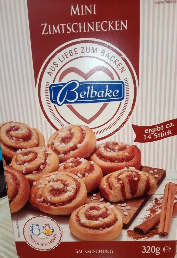 Mini Zimtschnecken Backmischung