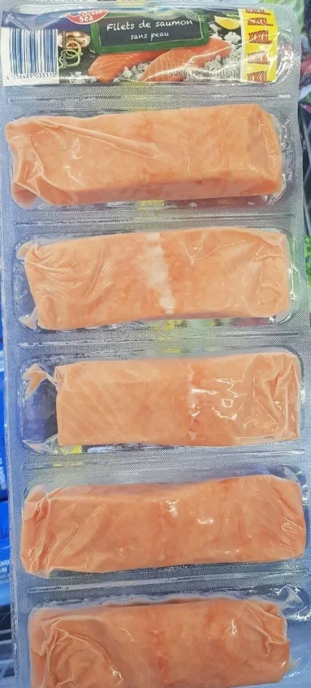 Filet de saumon sans peau