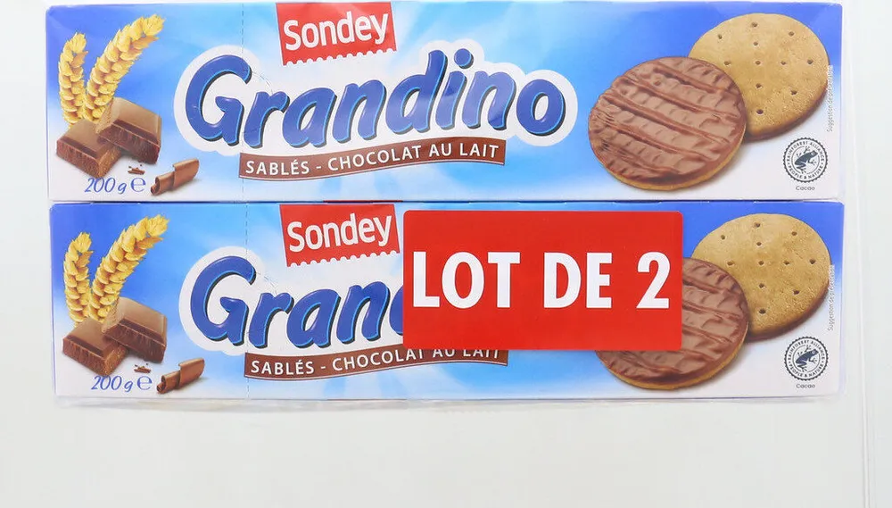 Grandino sablés - chocolat au lait
