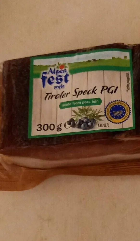 Tiroler speck PGI